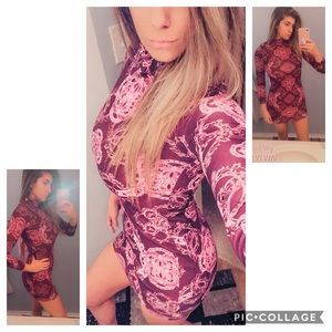 Versace jeans fitted dress